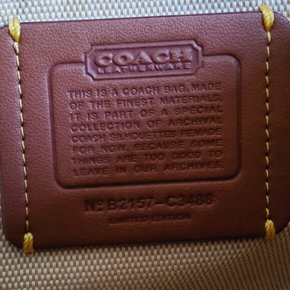 Coach Kip Turnlock Crossbody C3486 in Natural - Picture 7 of 8